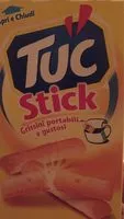 Socker och näringsämnen i Tuc stick