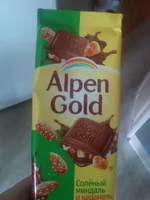 Mängden socker i Солёный миндаль и карамель (Молочный шоколад)