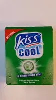 Mängden socker i Confiserie Kiss Cool Menthe Verte Sans Sucres