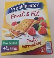 Mängden socker i Fruit & fit frutos vermelhos