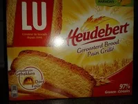 Mängden socker i Heudebert Pain grillé