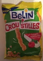 Mängden socker i Croustilles goût Tomate Mozzarella et pointe d'origan