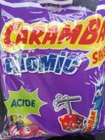 Mängden socker i Carambar atomic