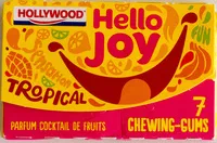 Mängden socker i Hello joy - Chewing-gums parfum cocktail de fruits
