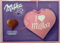 Mängden socker i I love Milka Erdbeer-Crème