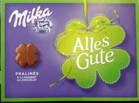 Mängden socker i Milka Pralinés