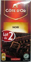 Chocolat noir (lot de 2 x 200 g) Côte d'Or
