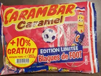 Mängden socker i Carambar caramel 352g dt 10%gt