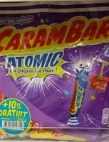 Mängden socker i Carambar atomic- Confiseries aromatisées parfums assortis