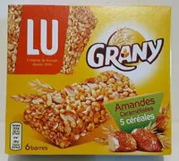 Mängden socker i Grany Amandes Caramélisées 5 céréales