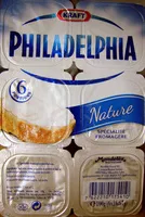 Mängden socker i Philadelphia (6 portions) Nature (23,5% MG) - 100 g - Kraft