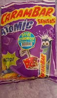 Mängden socker i Carambar atomic