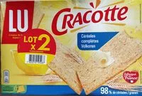 Mängden socker i Craquotte céréales complètes