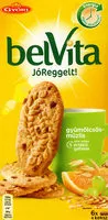 Mängden socker i belVita JóReggelt! Gyümölcsös-müzlis