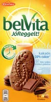 Mängden socker i belVita JóReggelt! Kakaós -30% cukor