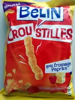Mängden socker i Belin Croustilles goût fromage paprika