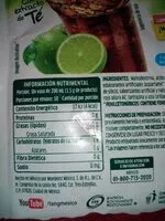 Mängden socker i Té negro sabor a limón