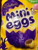 Mängden socker i Cadbury mini eggs chocolate eggs mini