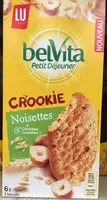 Mängden socker i BelVita Petit Déjeuner - Crookie - Noisettes & 5 céréales complètes
