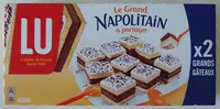 Mängden socker i Le Grand Napolitain Gâteau fourrage au chocolat