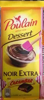 Mängden socker i Dessert Noir Extra au Carambar