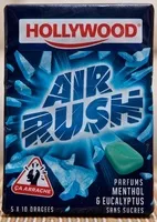Mängden socker i Air Rush - Chewing-gum parfum menthol & eucalyptus