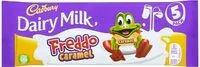 Mängden socker i Cadbury freddo chocolate bar caramel