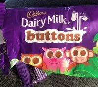 Mängden socker i Dairy milk buttons