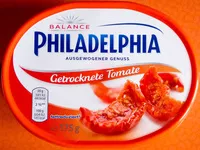 Mängden socker i Philadelphia Getrocknete Tomate