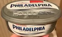 Mängden socker i Philadelphia cream cheese-soft plain