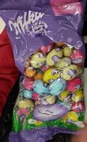 Mängden socker i Milka œuf mix