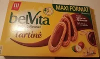Mängden socker i Belvita - Petit déjeuner tartiné