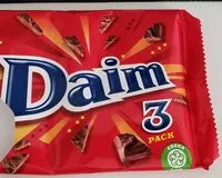 Mängden socker i Daim x3