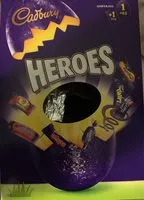 Mängden socker i Cadbury heroes chocolate egg