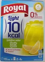 Mängden socker i Gelatina 10kcal Llimona Royal