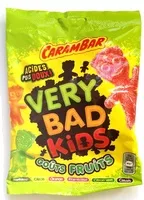 Mängden socker i Very Bad Kids (Goûts fruits)