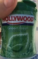 Mängden socker i Chewing gum greenfresh sans sucres hollywood