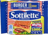 Mängden socker i Sottilette Burger con Cheddar