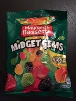 Mängden socker i Maynards midget gems candy
