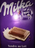 Mängden socker i Chocolat fourré au lait