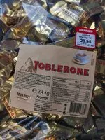 Mängden socker i Toblerone