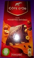 Mängden socker i Chocolat Noir, Noisettes entières