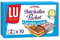 Mängden socker i Ptit ecolier 2x250g pocket lait
