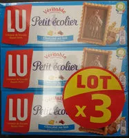 Mängden socker i Petit ecolier 3x150g lait lot