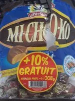 Mängden socker i Michoko lait 308g dt10%gt