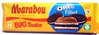 Mängden socker i Marabou BIG Taste -  Oreo Filled