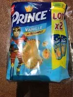 Mängden socker i Prince - goût vanille au blé complet