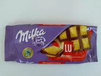 Mängden socker i Молочный шоколад с печеньем "LU"