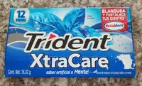 Mängden socker i Trident Xtra care