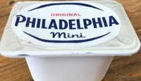 Mängden socker i Philadelphia cream cheese-mini tubs plain